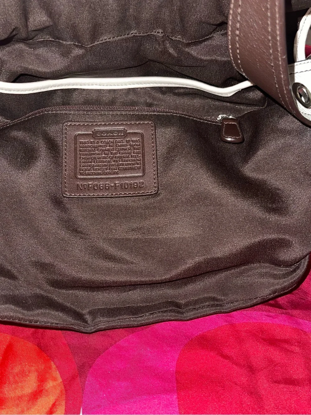 Y2K Coach White Soho Bag!